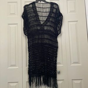 Crochet swim cover up plus size